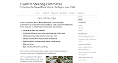 Desktop Screenshot of gwichinsteeringcommittee.org
